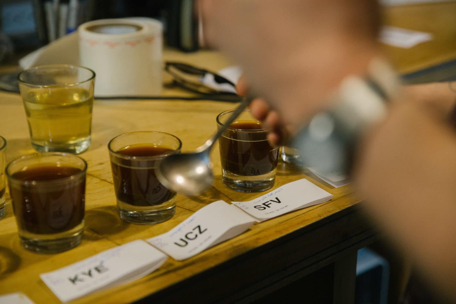 Cupping is a certified, worldwide method for evaluating coffee.