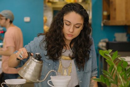 Ashley Delgado is the coffee lead at Blueprint Coffee Delmar.