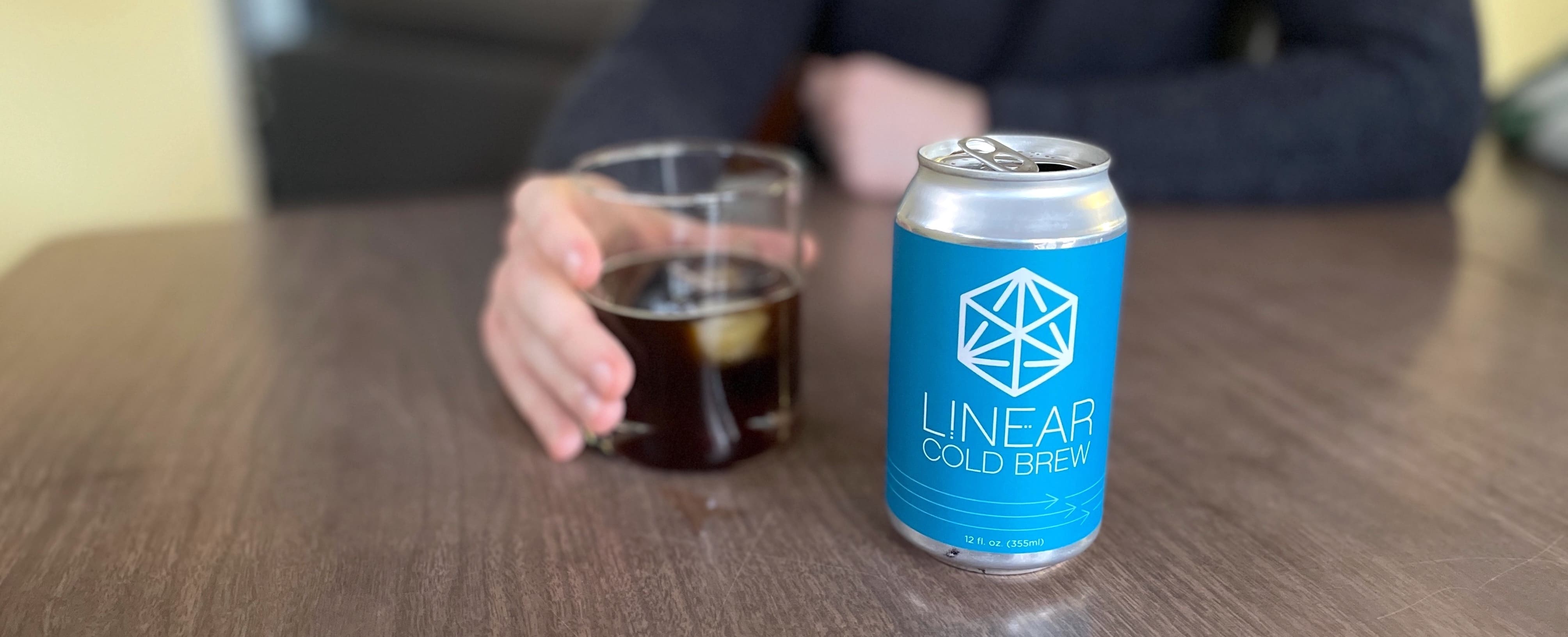 Linear Cold Brew cans at home