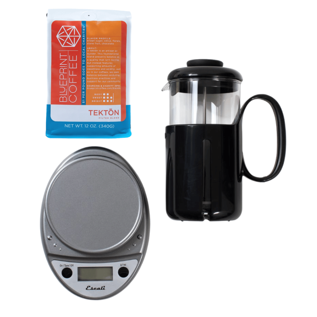 French Press Kit: Home Brewing Gift Bundle — Blueprint Coffee