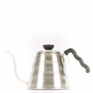 Stainless steel swan neck Hario Buono Kettle.