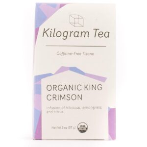 Organic King Crimson Loose Leaf Herbal Tea from Kilogram Tea