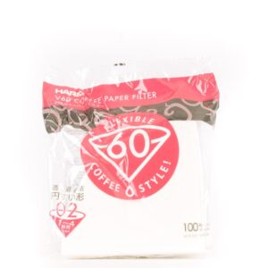 A pack of 100 Hario V60 filters.