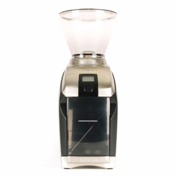 The Baratza Virtuoso Plus coffee grinder.