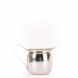 A 5-ounce stainless steel pitcher perfect for catching espresso from the portafilter.
