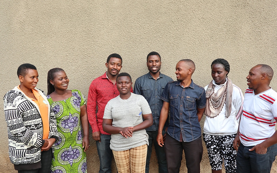 The Filed Officers for Kopakama. They go out and do training and support the member farmers. Image from a native forest region where we collected soil samples to observe healthy soil microbiology.