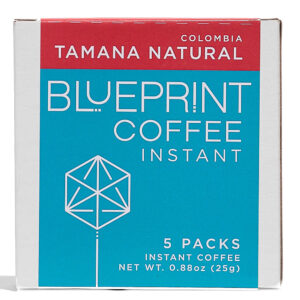 Box of Blueprint Coffee Instant Tamana Natural.